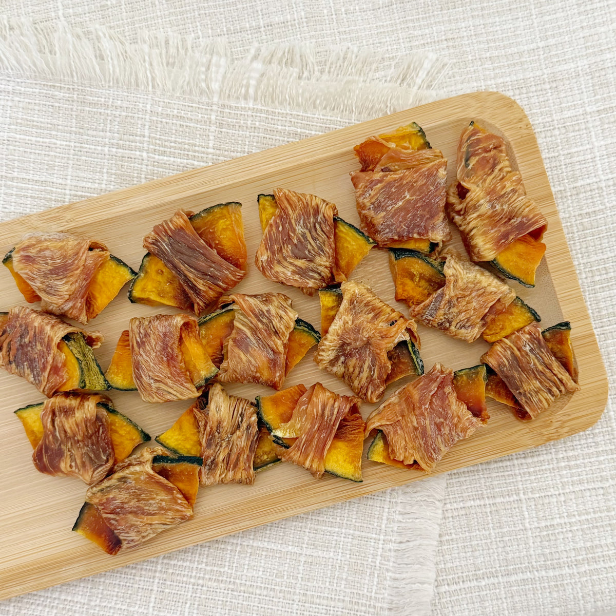 Chicken-Wrapped Pumpkin Bites