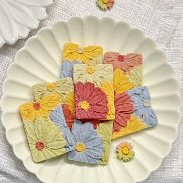 Chicken Sunflower Square Cookies