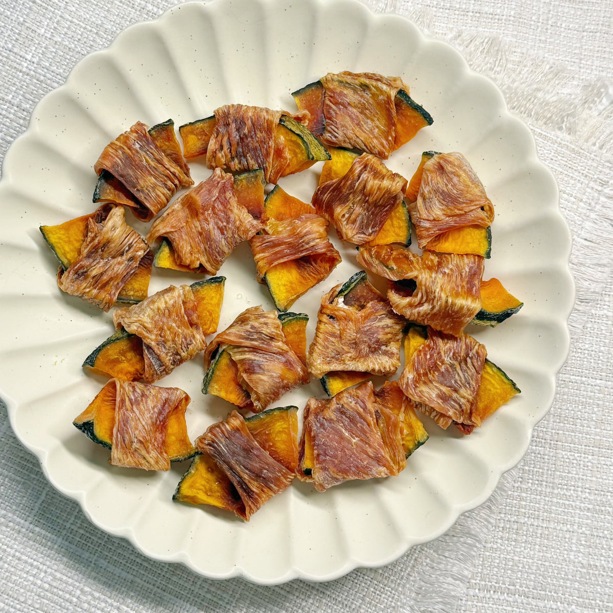 Chicken-Wrapped Pumpkin Bites