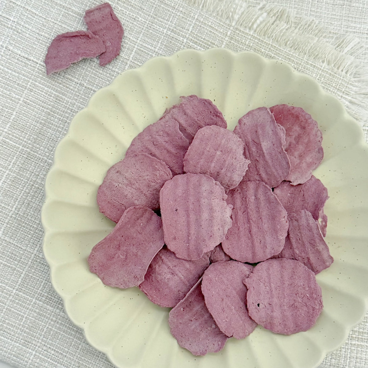 Purple Sweet Potato & Chicken Crispy Chips