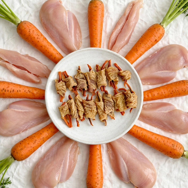 Chicken-Wrapped Carrot Bites