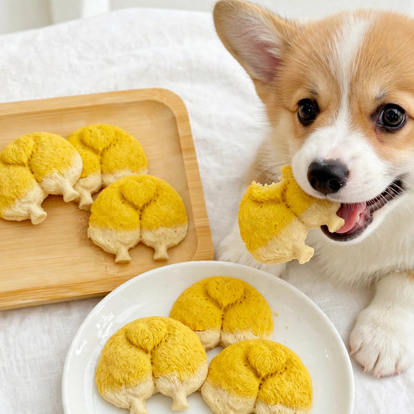 Corgi Butt Chicken Cookies