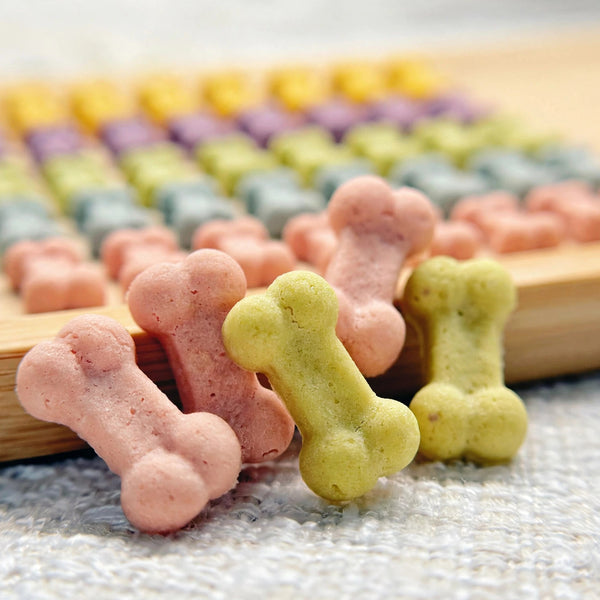 Mini Bone-Shaped Chicken Cookies