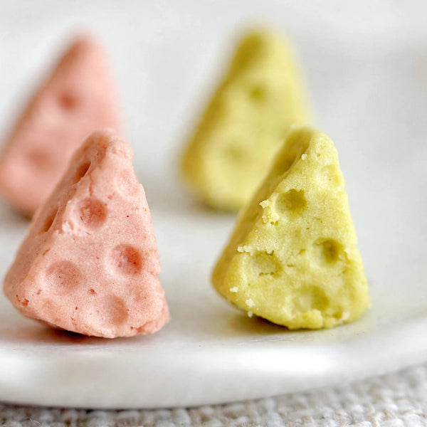 Mini Cheese-Shaped Chicken Cookies