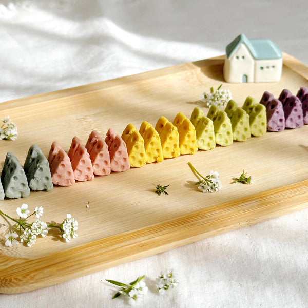 Mini Cheese-Shaped Chicken Cookies